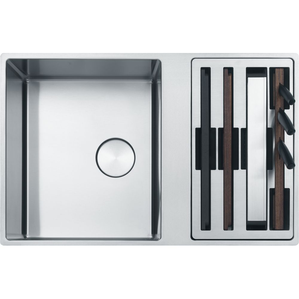 Franke Box Slimtop Inset 1.5 Bowl Sink - Stainless Steel