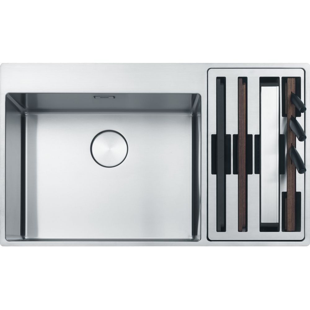 Franke - Box Work Centre Small Bowl Inset Sink (Right-hand) - Stainless Steel