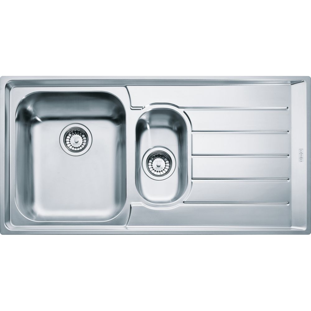 Franke Neptune 1.5 Bowl Single Drainer Slim Top Sink - Stainless Steel
