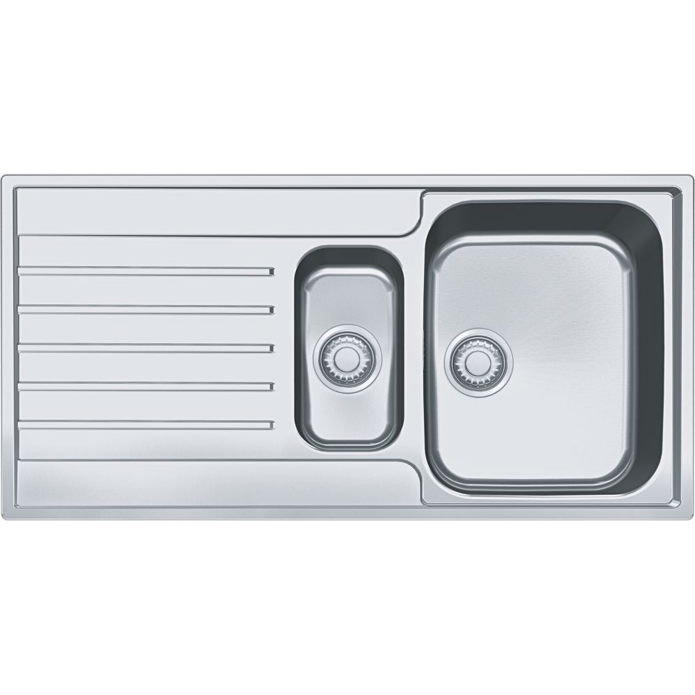 Franke Argos 1.5 Bowl Sink with Drainer - Stainless Steel