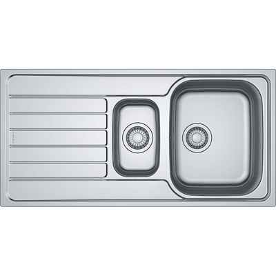 Franke Spark 1.5 Bowl Inset Sink with Drainer - Stainless Steel