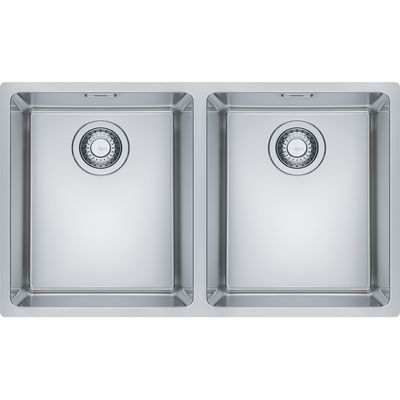 Franke Maris Double Bowl Inset/Undermount Sink - Stainless Steel