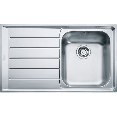 Franke Neptune Single Bowl Slim Top Sink with Drainer