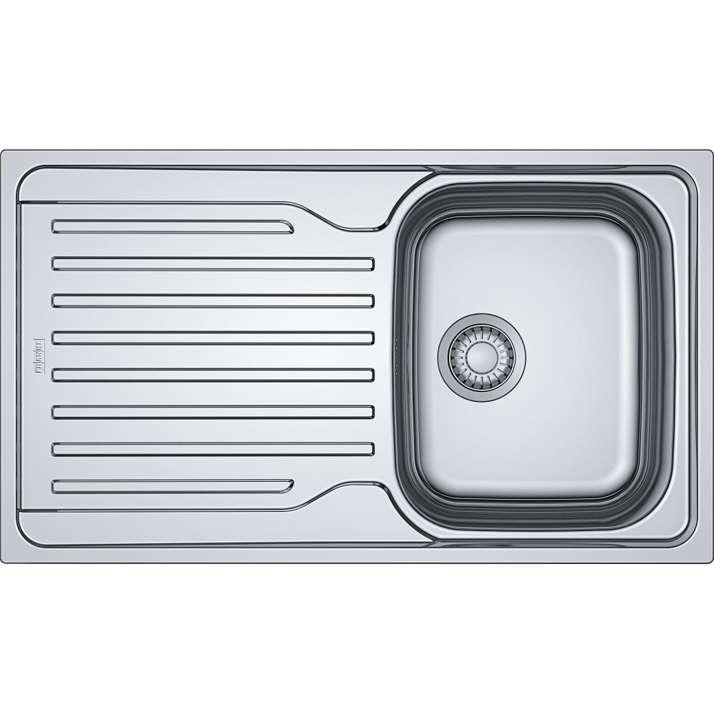 Franke Antea Inset Single Bowl Sink &amp; Waste with Drainer (450mm cabinet)