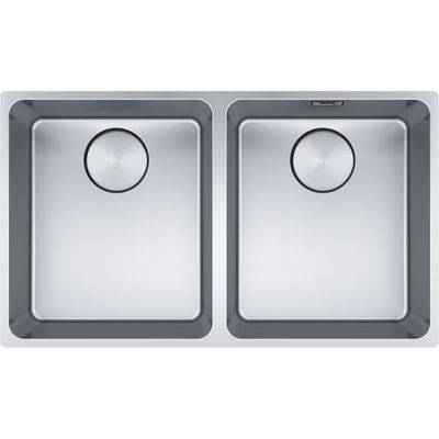 Franke Mythos Double Bowl Undermount Sink - Stainless Steel Franke Mythos Double Bowl Undermount Sink - Stainless Steel