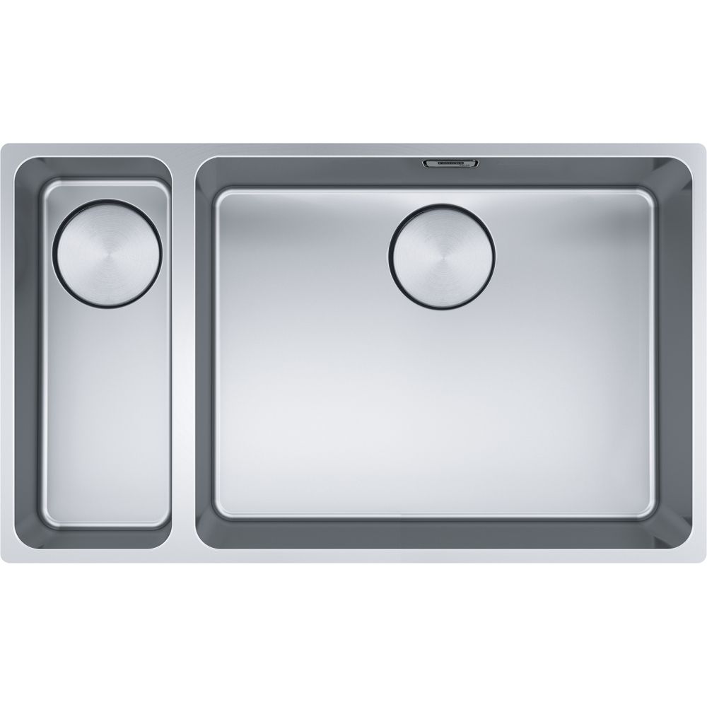 Franke Mythos Large 1.5 Bowl Undermount Sink - Stainless Steel