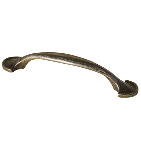 Classic Bow Handle, Antique Brass