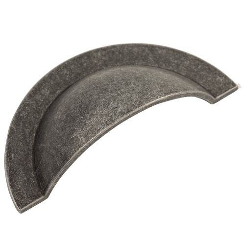 Rounded Cup Handle, Please Select a Finish:: Pewter