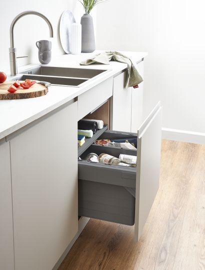 TANDEMBOX ECO sink for W600mm Cabinet, Orion Grey