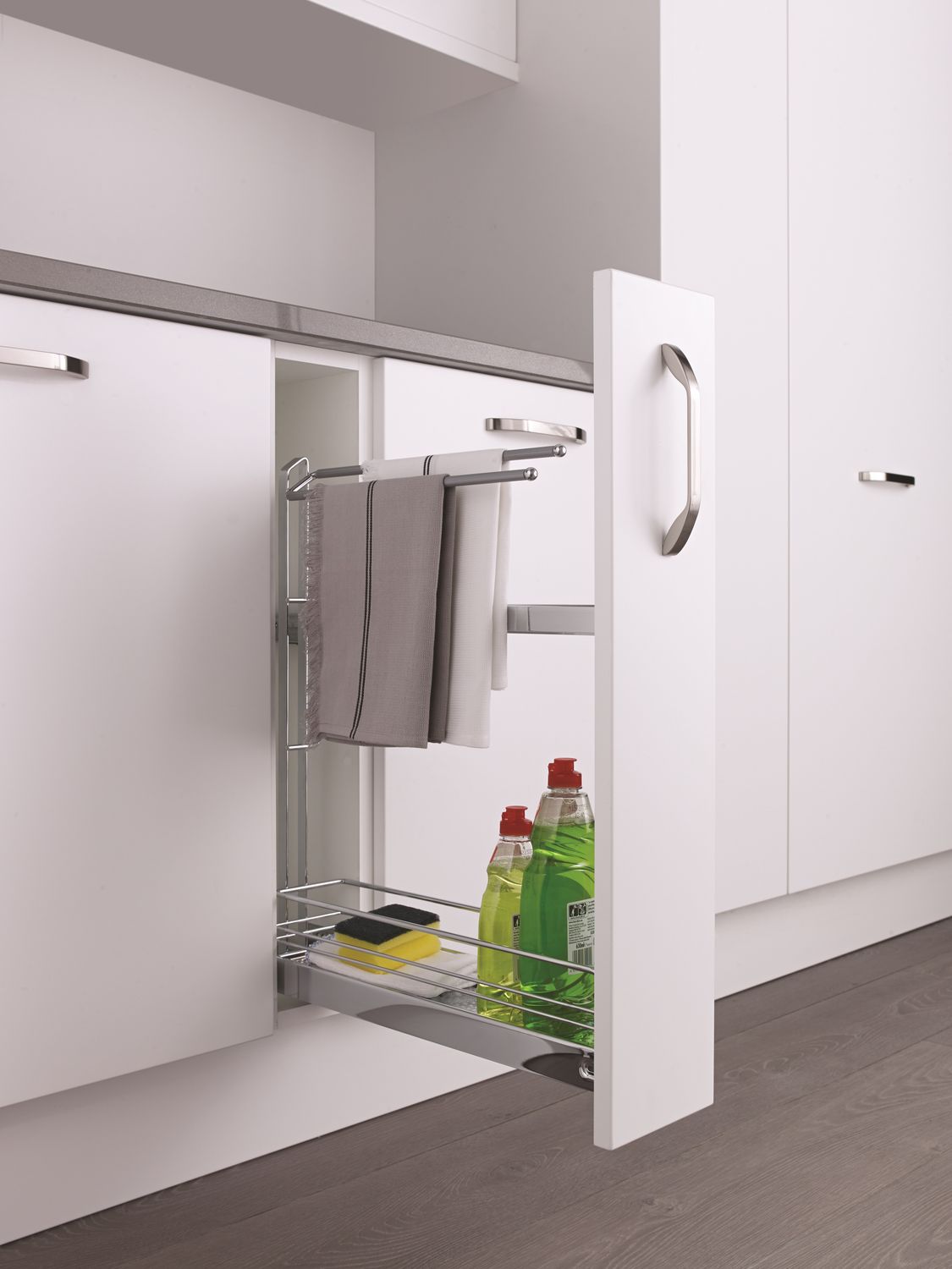 Classic base unit towel pull-out, 150mm wide