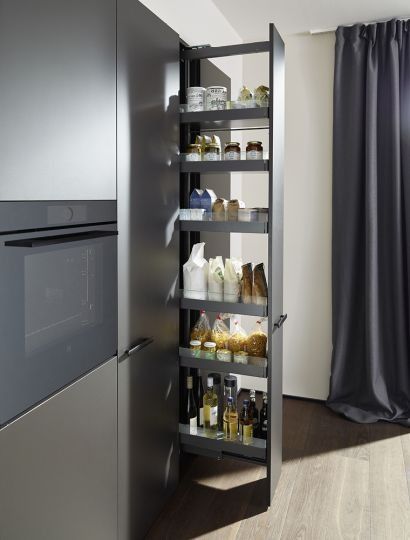 Liro standard pull-out larder in anthracite