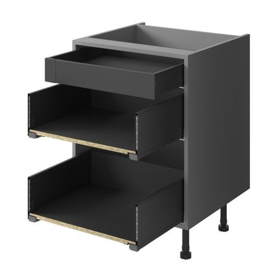 LEGRABOX 1 x M Internal & 2 x C Standard Pure - Carbon black matt