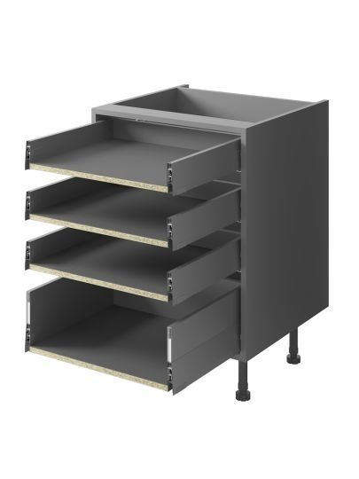 MERIVOBOX 3 x M Standard &amp; 1 x E Standard BOXCAP - Orion grey matt