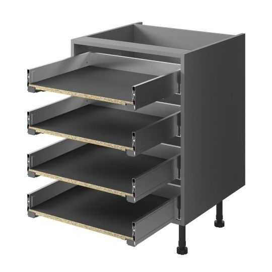 LEGRABOX 4 x M Standard Pure - Stainless steel