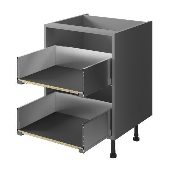 LEGRABOX 2 x C Standard Pure - Stainless steel LEGRABOX 2 x C Standard Pure - Stainless steel