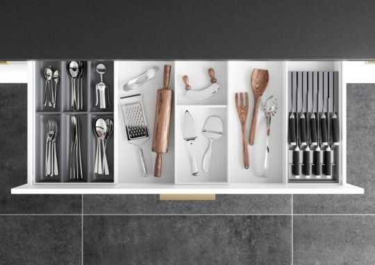 AMBIA-LINE Cutlery Insert Kit - Silk White AMBIA-LINE Cutlery Insert Kit - Silk White