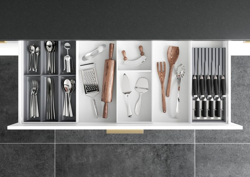 AMBIA-LINE Cutlery Insert Kit - Silk White