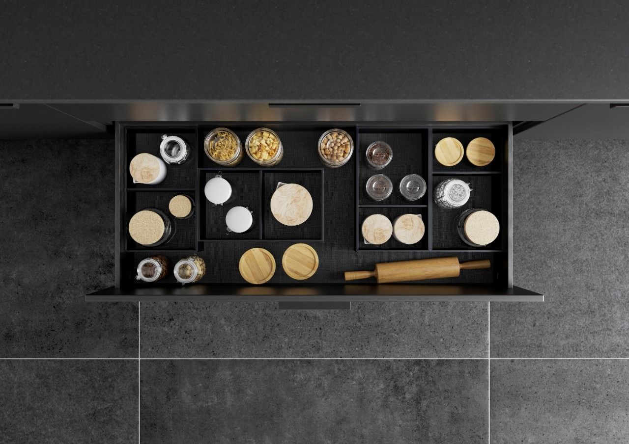 AMBIA-LINE Frame Insert Kit - Carbon black matt