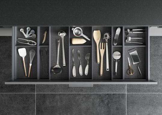 AMBIA-LINE Utensil Insert Kit - Orion grey matt AMBIA-LINE Utensil Insert Kit - Orion grey matt