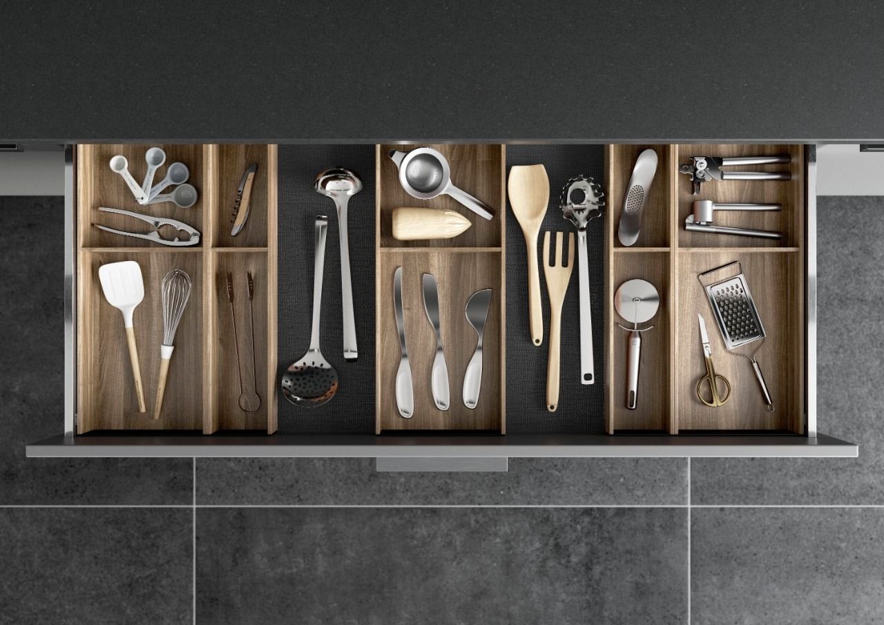 AMBIA-LINE Utensil Insert Kit - Tennessee Walnut