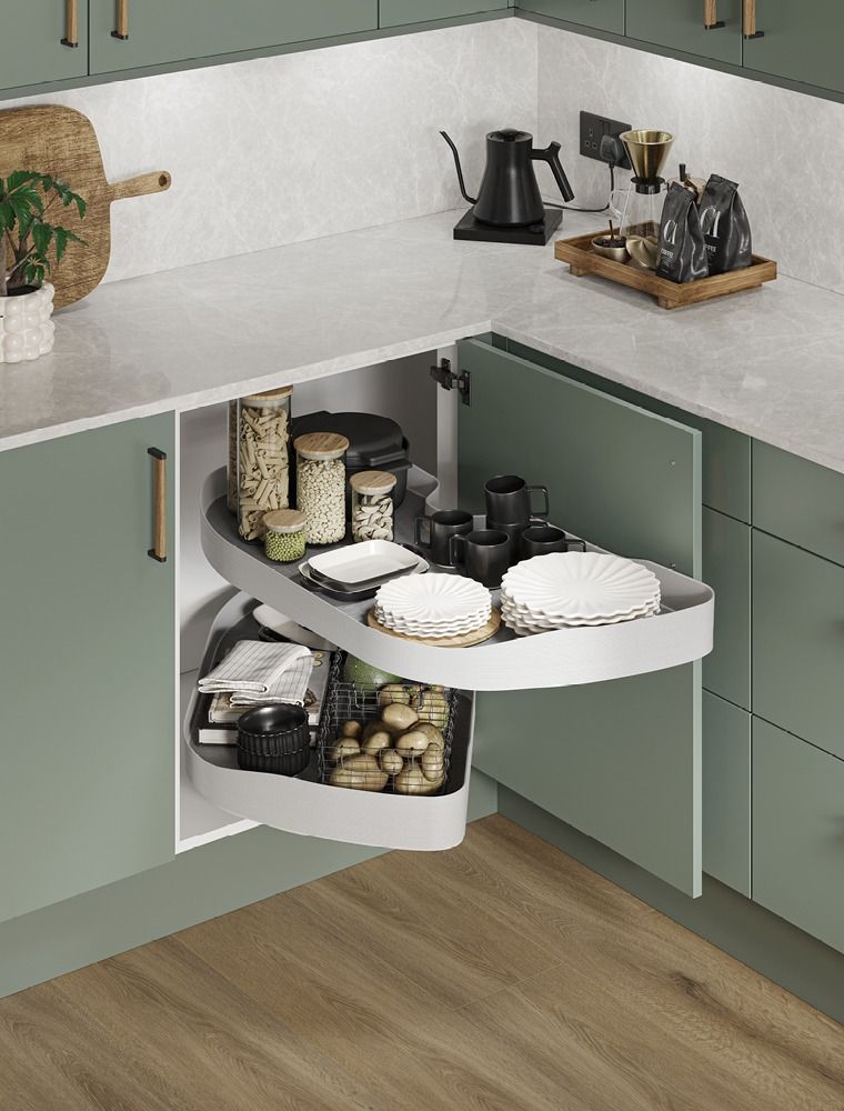 TRIGON Corner Pull-Out - White