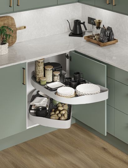 TRIGON Corner Pull-Out - White