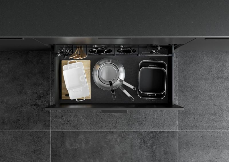 AMBIA-LINE Cross Divider Kit - Carbon black matt