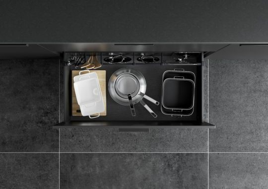 AMBIA-LINE Cross Divider Kit - Carbon black matt