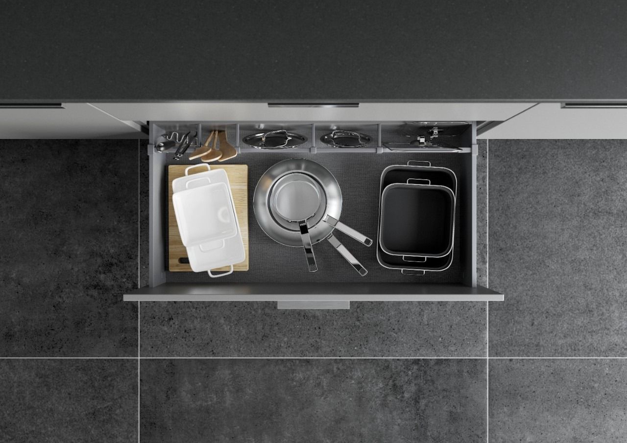 AMBIA-LINE Cross Divider Kit - Orion grey matt