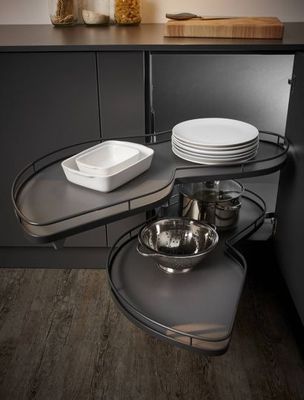 LeMans II corner pull-out in anthracite LeMans II corner pull-out in anthracite