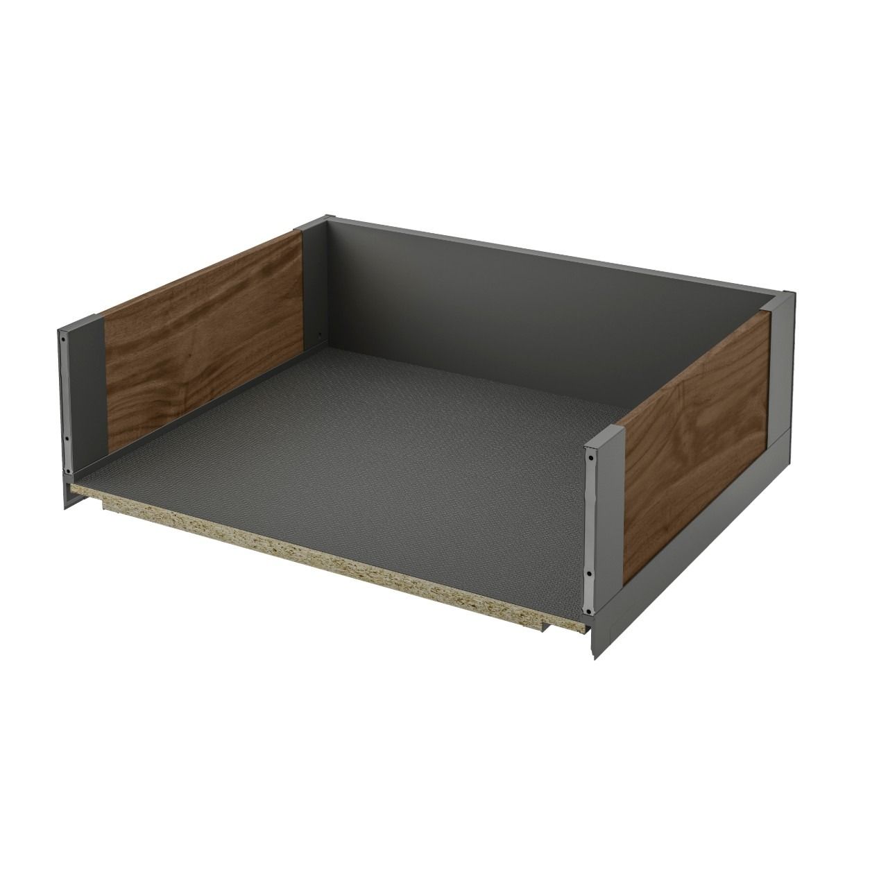 LEGRABOX Free Walnut C Height (177mm) - Orion grey matt