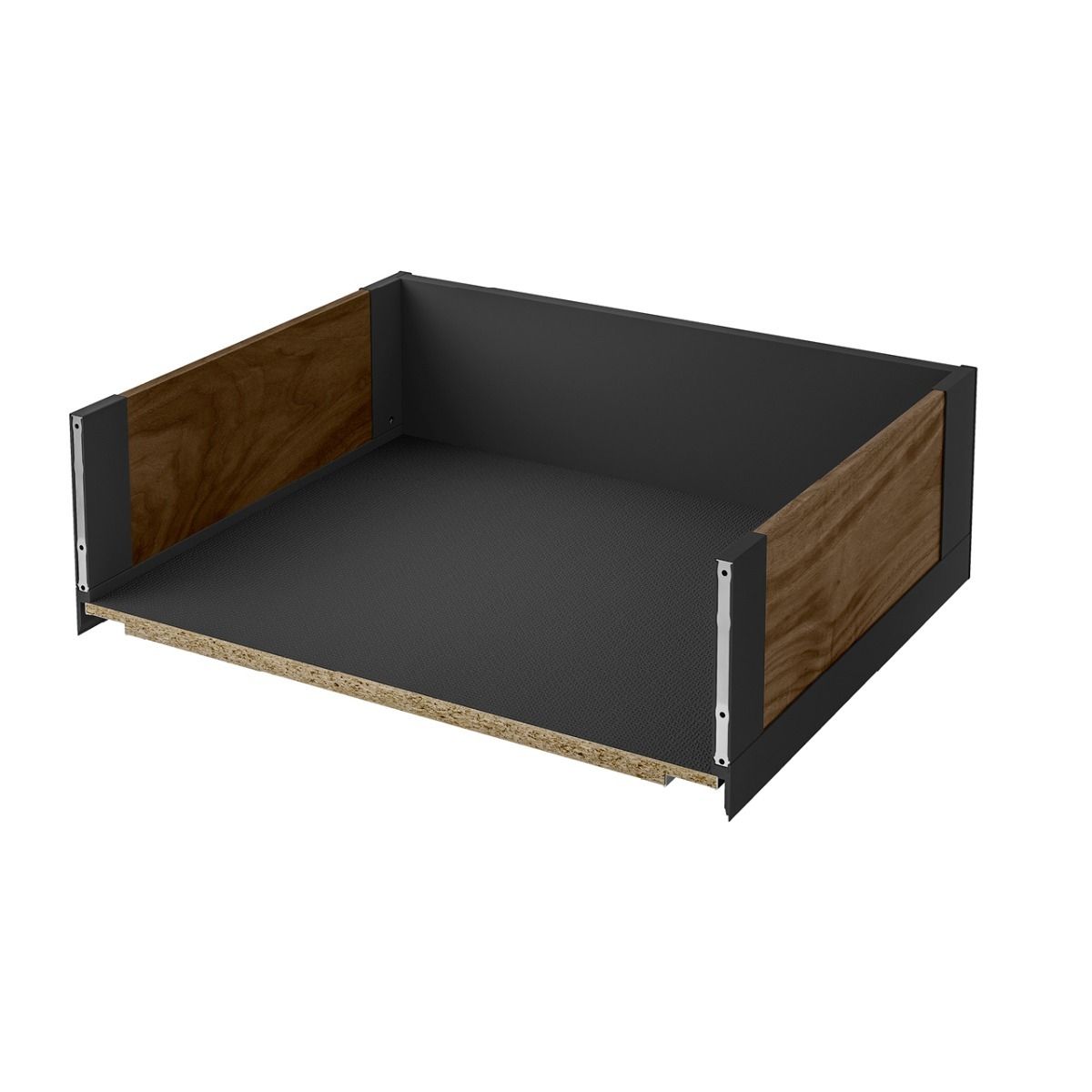 LEGRABOX Free Walnut C Height (177mm) - Carbon black matt