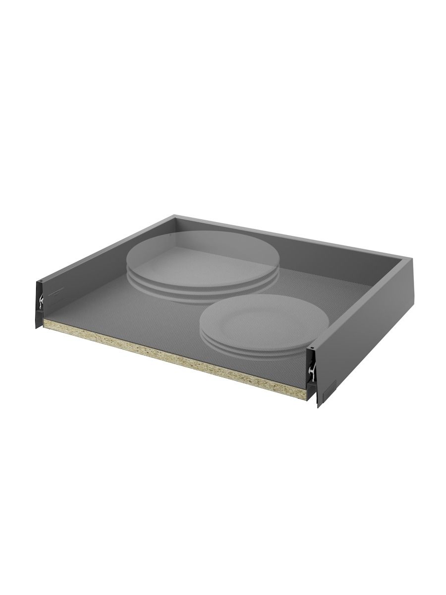 MERIVOBOX M Height (91mm) - Orion grey matt