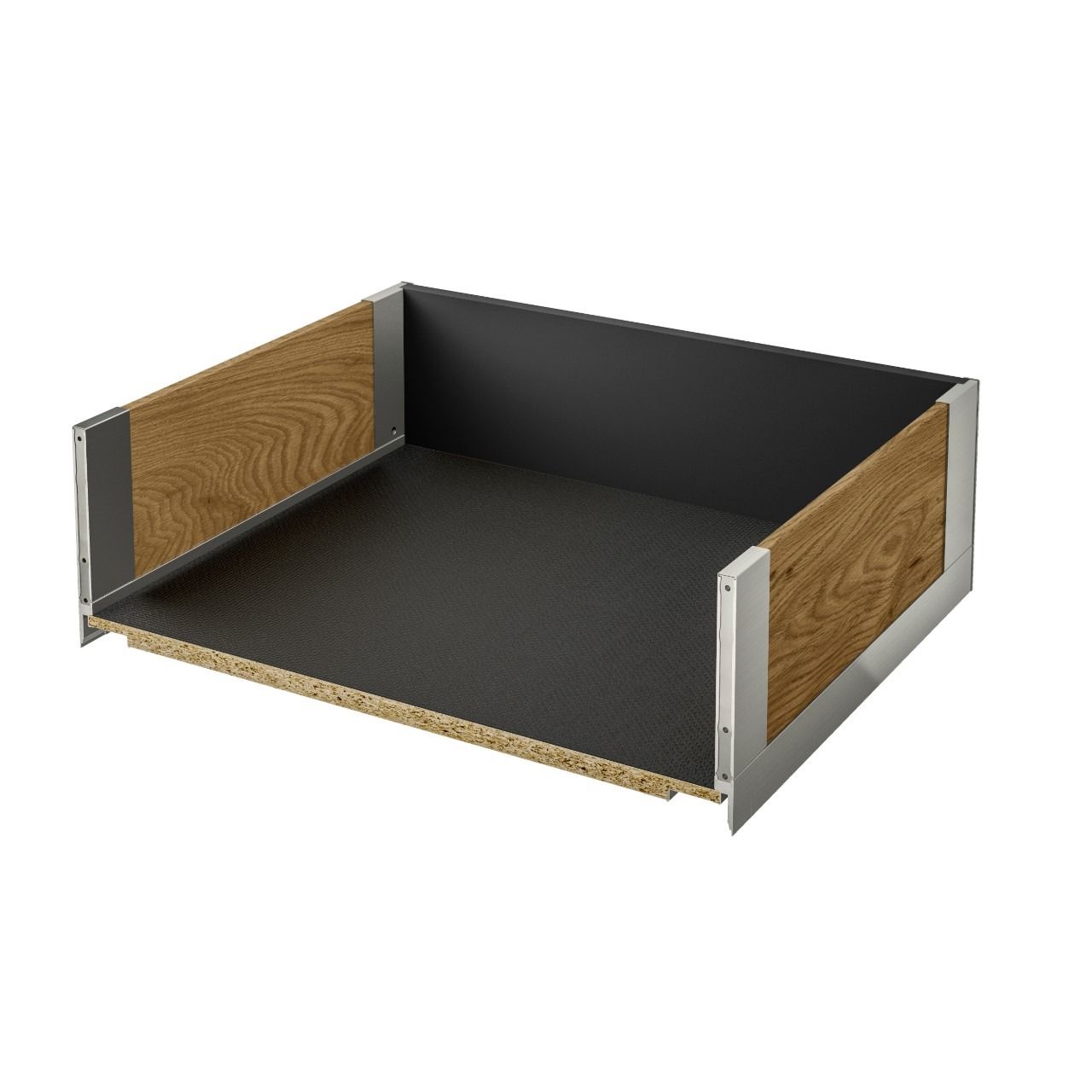 LEGRABOX Free Oak C Height (177mm) - Stainless steel