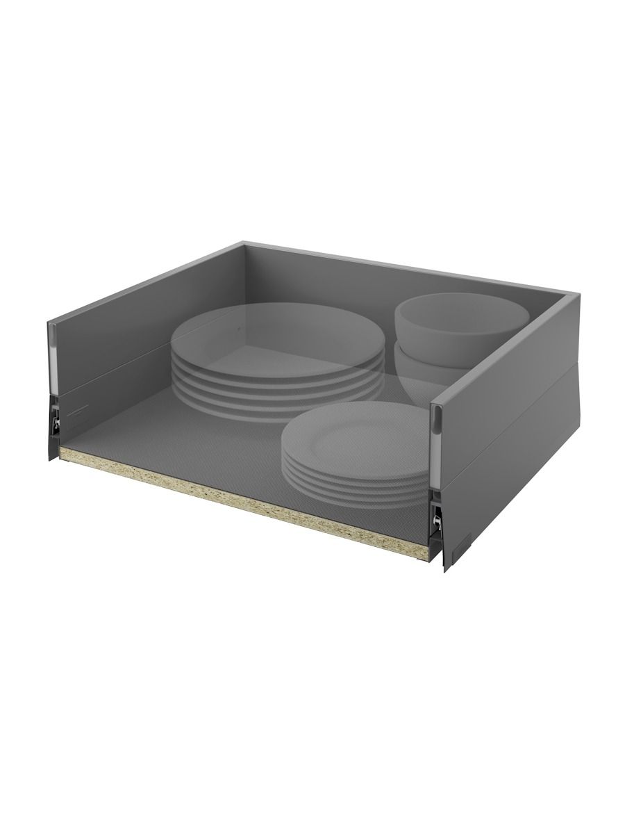 MERIVOBOX E Height BOXCAP (192mm) - Orion grey matt