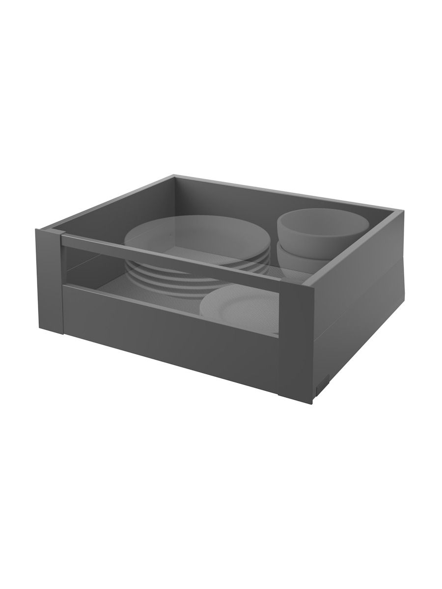 MERIVOBOX E Height BOXCAP Internal (192mm) - Orion grey matt