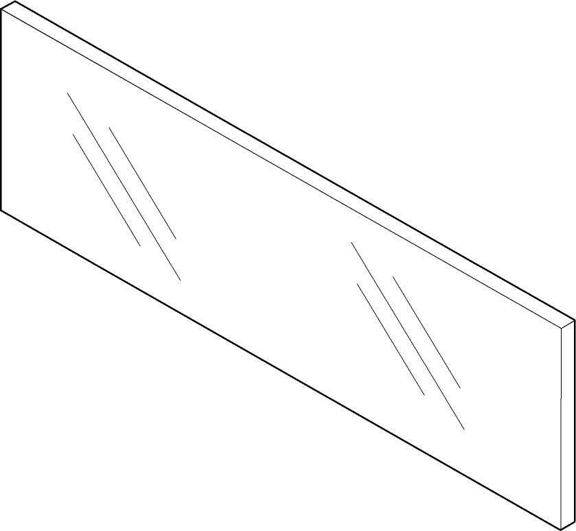 TANDEMBOX Side Design Element - Frosted Glass