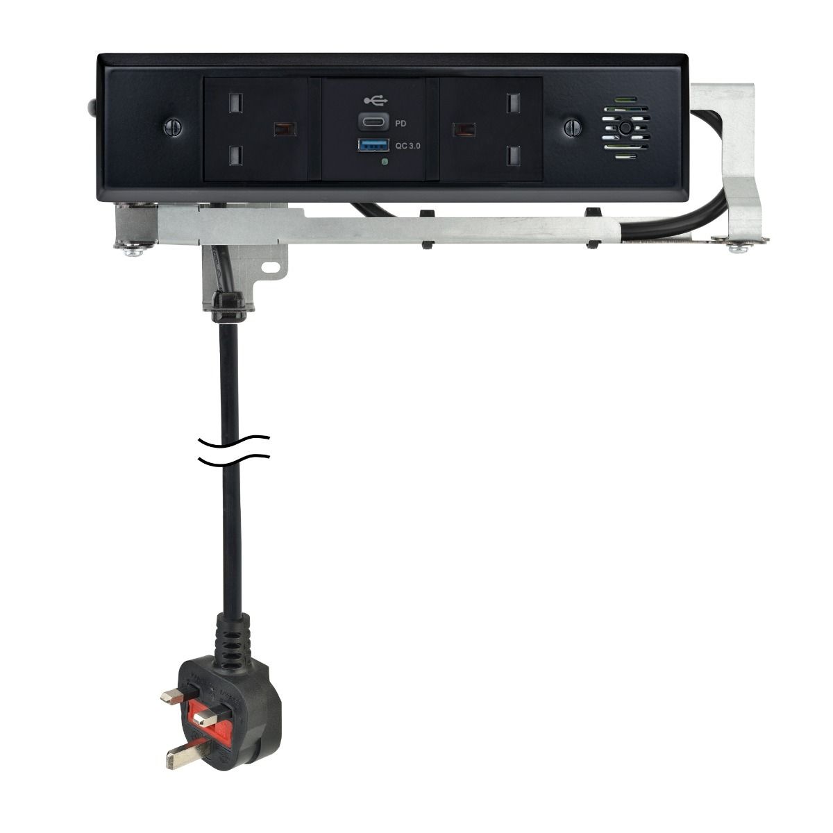 Docking Drawer Trio Outlet - Black