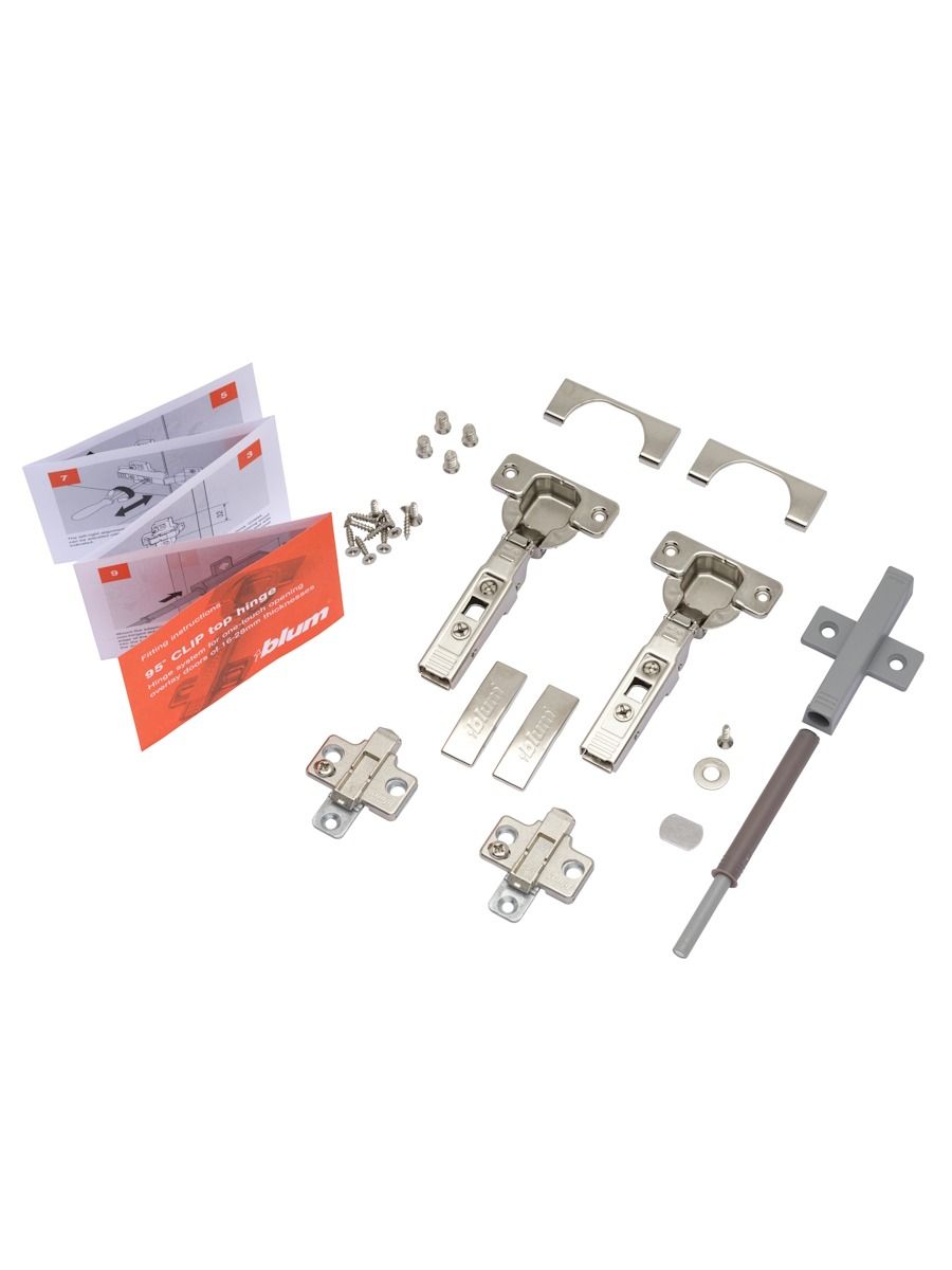 95° CLIP top Profile Door Unsprung Hinge (Packed Set-Pair)