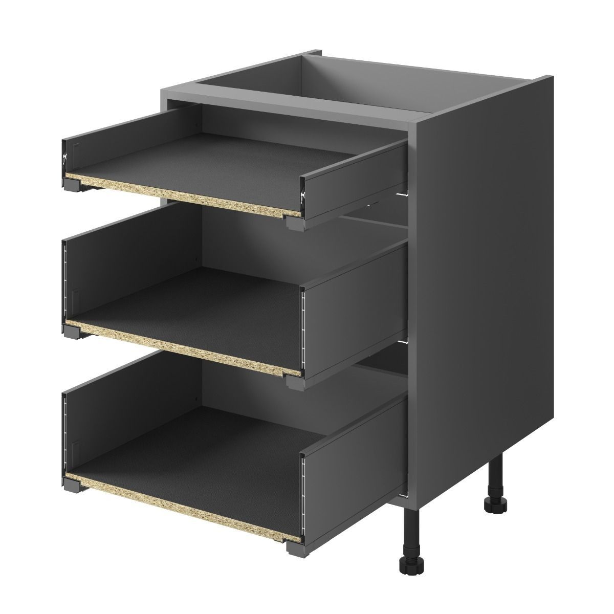 3D LEGRABOX 1 x M Standard &amp; 2 x C Standard Pure - Orion grey matt