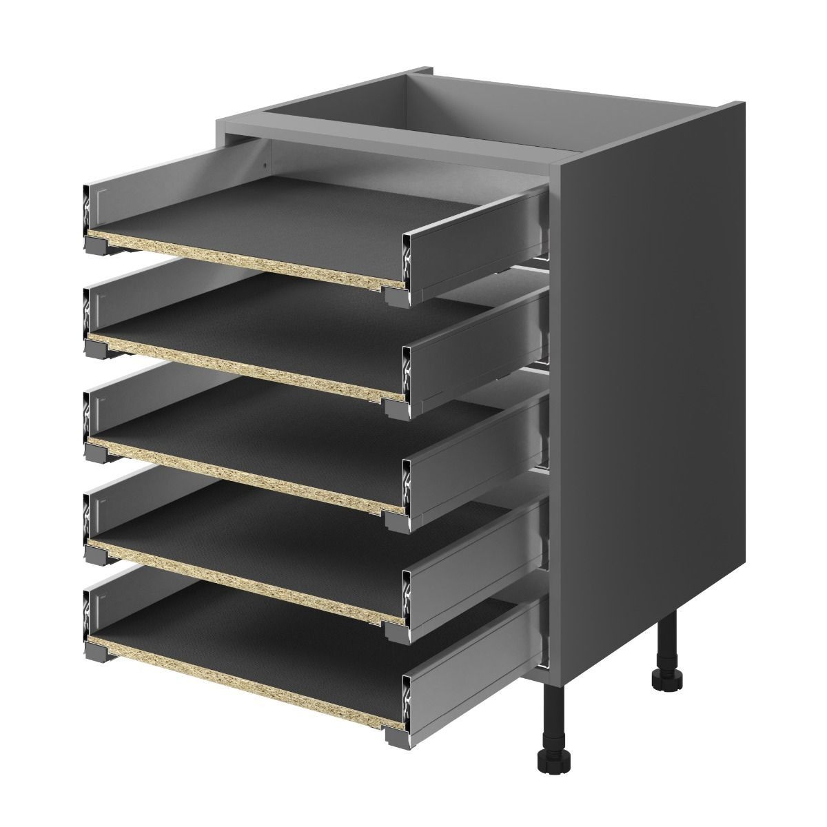3D LEGRABOX 5 x M Standard Pure - Stainless steel