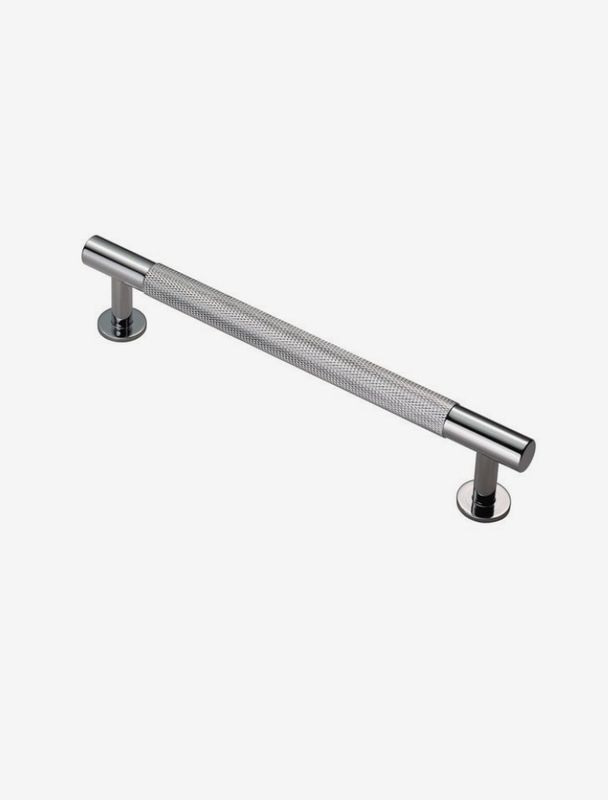 Knurled Pull Handle - Polished Chrome Knurled Pull Handle - Polished Chrome