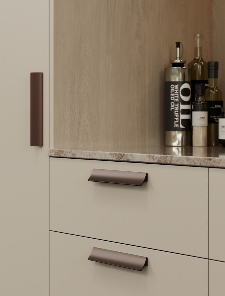 Ciel Handle - Matt Bronze