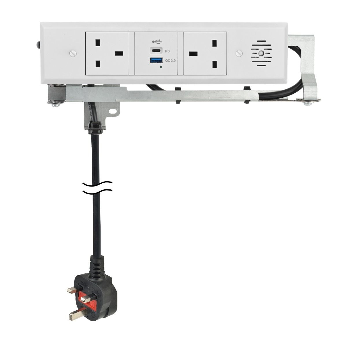 Docking Drawer Trio Outlet - White