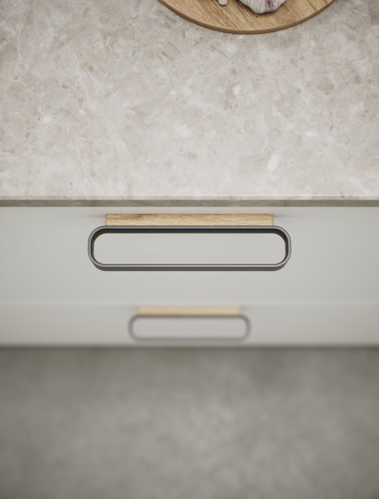 Race - Lacquered Oak/ Matt Black