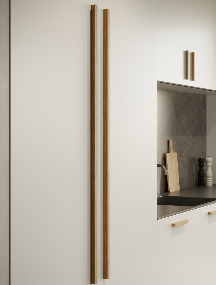 Elan Handle - Lacquered Oak