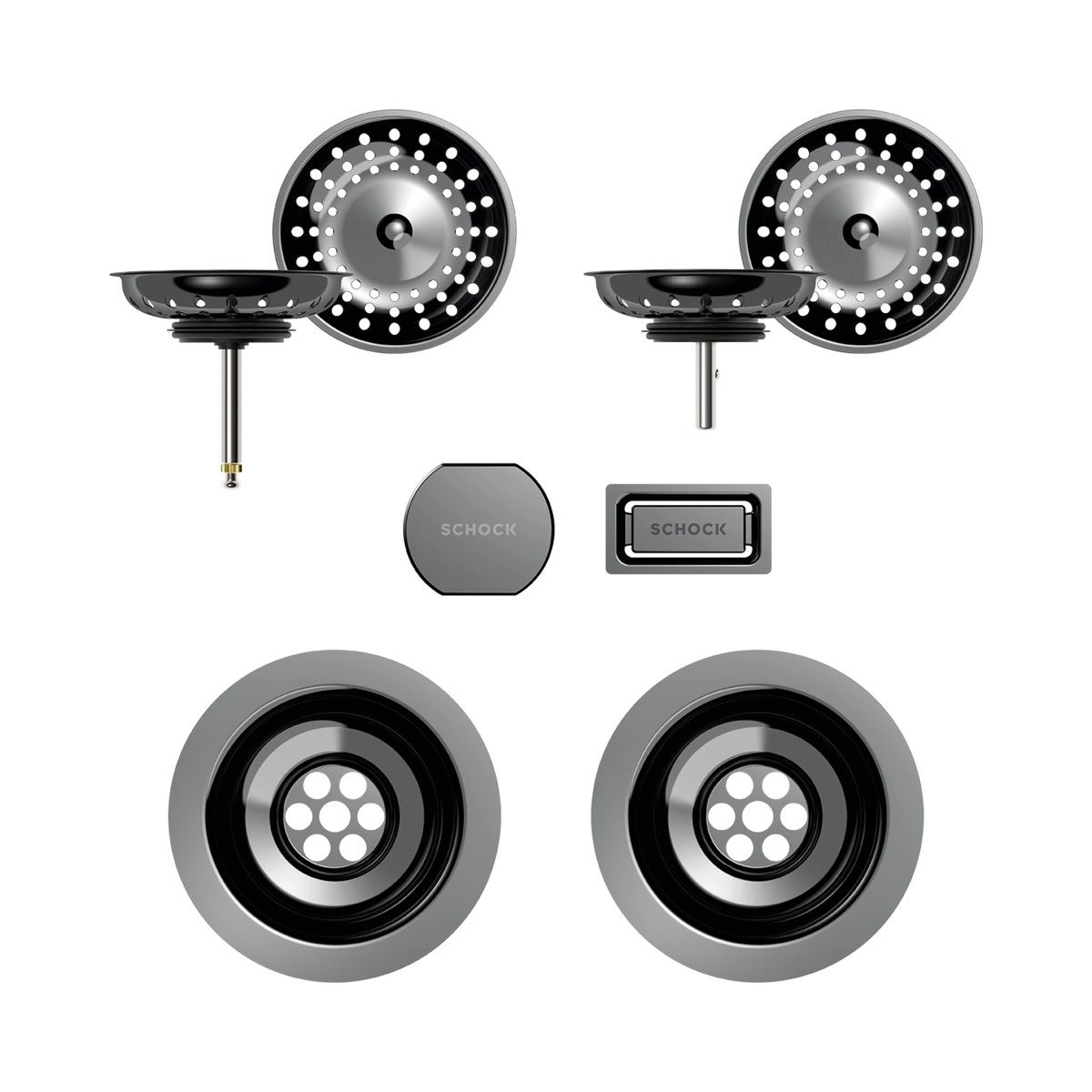Greenwich N-150 DP6 Waste Parts - Gunmetal