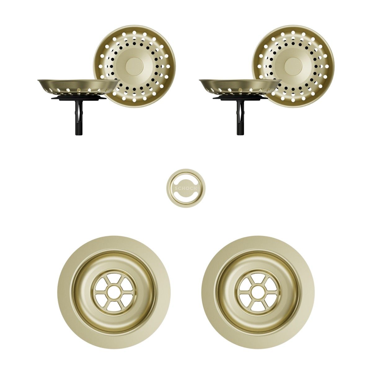 Mono D-200 DP5, Quadro N-150Y DP6 Waste Parts - White Gold