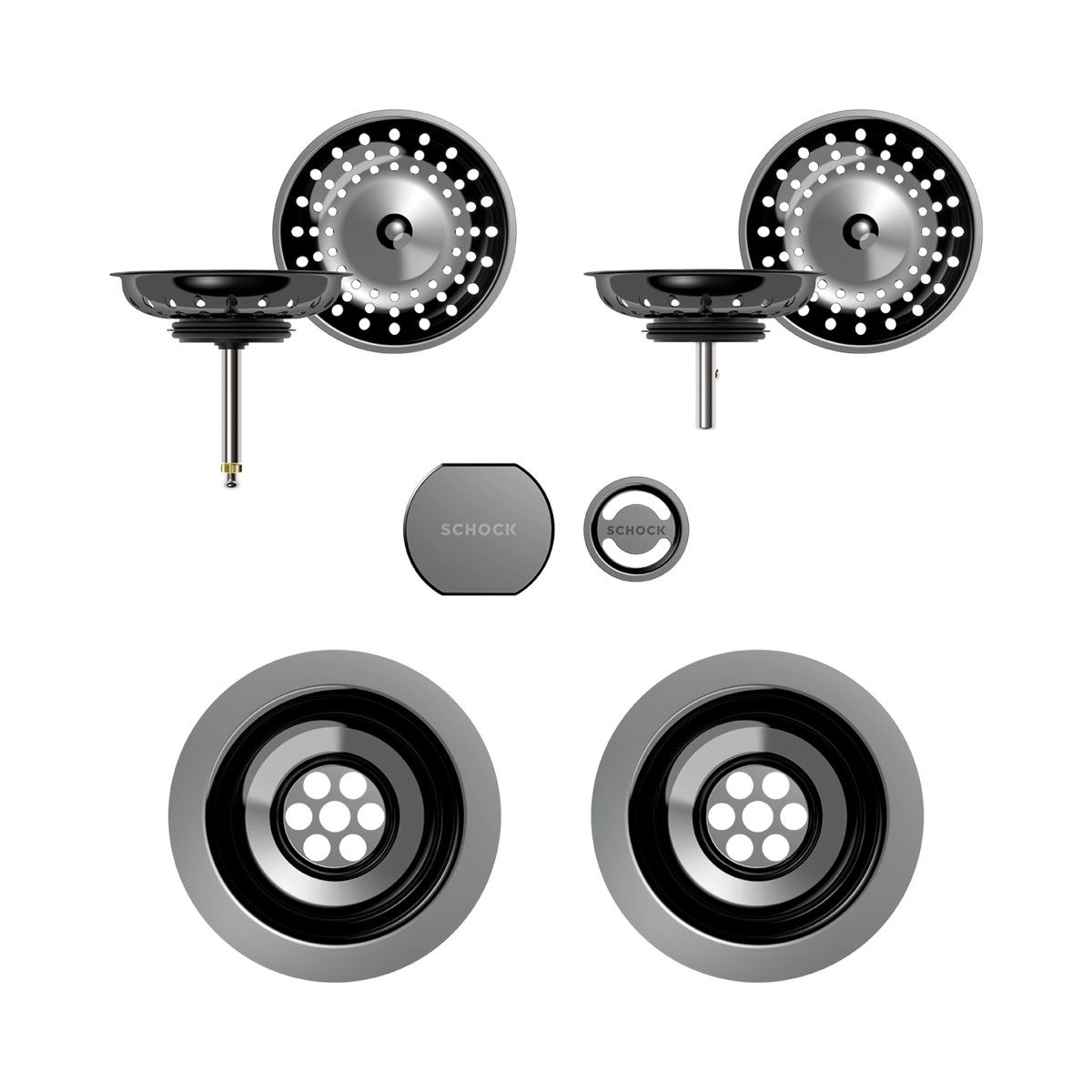 Mono D-200 DP5, Quadro N-150Y DP6 Waste Parts - Gunmetal