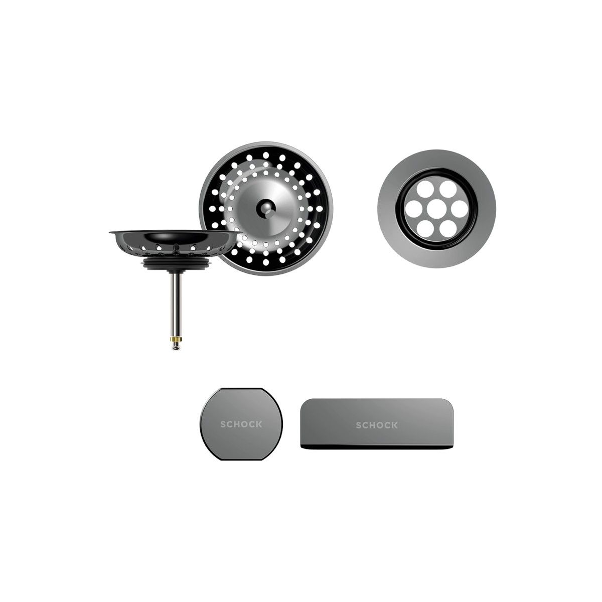 Tia D-100, D-100L DP1 Waste Parts - Gunmetal